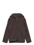 Jacket Ears Cotton Fleece Huttelihut Brown