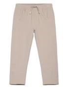 Elastic Waist Trousers Mango Beige