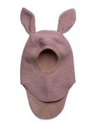 Balaclava Ears Wool Huttelihut Pink