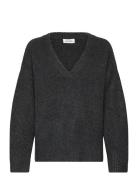 Over D Wool Blend Sweater Monki Grey