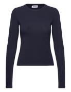 Slim Fitted Long Sleeve Weekday Navy