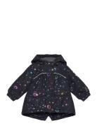 Polyester Baby Girls Jacket-Glitter Mikk-line Navy