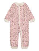 Nightsuit Ls Aop Minymo Pink