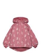 Snow Jacket Aop Minymo Pink