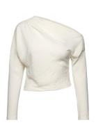 Asymmetrical Blouse With Pleat Detail Mango Cream