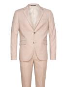 Structure Stretch Suit Lindbergh Beige