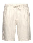 Linen Blend Herringb Short Lindbergh White