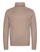 Brushed Roll Neck Jumper Superdry Beige