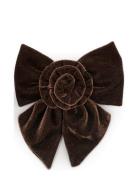 Rosie Velvet Bow SUI AVA Brown