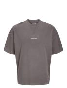 Jcokinetic Dyed Tee Ss Crew Neck Jnr Jack & J S Grey