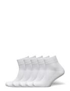 5-Pk Basic Running Socks ZEBDIA White