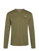 Men L/S Sports Tee ZEBDIA Khaki