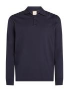 Liquid Touch Slim Ls Polo Calvin Klein Navy