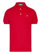 Short Sleeves T-Shirt United Colors Of Benetton Red