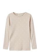 Nmfgago Ls Slim Top Lil Noos Lil'Atelier Beige