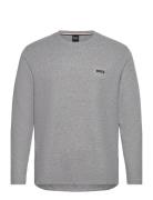 Waffle Ls-Shirt BOSS Grey