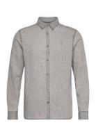 Gleason Ls Shirt AllSaints Grey