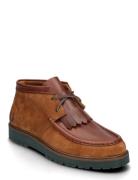 Kenney Mid Suede/Lthr Fred Perry Brown