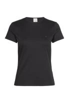 Liquid Touch C-Nk Top Ss Calvin Klein Black