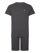 Pajama Set T-Shirt And Shorts GANT Grey