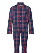 Flannel Pj Set Shirt And Pants Gb GANT Navy