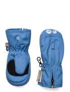 Mittens W. Zipper Color Kids Blue