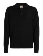 Merino Rws Polo Sweater Calvin Klein Black