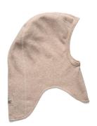 Balaclava Cotton Rib Huttelihut Beige