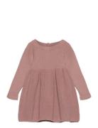 Dress Ls Knit Huttelihut Pink