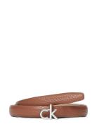 Ck Thin Belt 1.5Cm Pebble Calvin Klein Brown