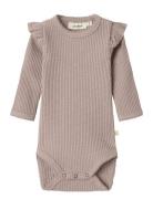 Nbfraja Sao Ls Slim Body Lil Lil'Atelier Beige