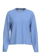 Slfessential Ls Boxy Tee Noos Selected Femme Blue