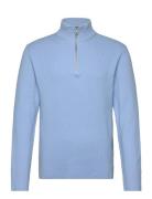 Half Zip Rib Knit Lindbergh Blue