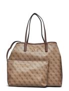 Eco Victtoria Lrg 2 In 1 Tote GUESS Brown