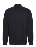 Jersey Half Zip Sweat Lindbergh Black