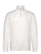 Jersey Half Zip Sweat Lindbergh White