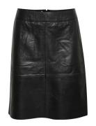 Cuberta Leather Skirt Culture Black