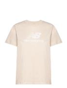 Sport Essentials Jersey Logo T-Shirt New Balance Cream