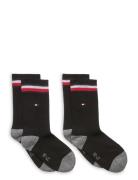 Th Kids Iconic Sports Sock 2P Tommy Hilfiger Black