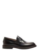 Slhcarter Leather Low Penny Loafer Selected Homme Brown