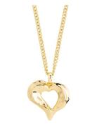 Tide Recycled Heart Necklace Pilgrim Gold