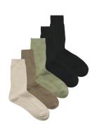 Jac Premium Socks 5 Pack Jack & J S Khaki