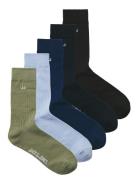 Jacjj Solid Socks 5 Pack Jack & J S Blue