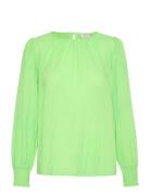 Karoca Ls Blouse Kaffe Green