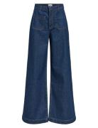 Objsava Boletta Hw Wide Jeans 137 Object Navy