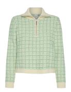 Yasliviana Ls Knit Zip Pullover YAS Green