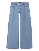 Nlfkizza Dnm Lw Wide Pant Noos LMTD Blue