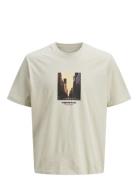 Jorvesterbro Picture Tee Ss Crew Jnr Jack & J S Cream