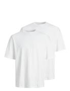 Jjebradley Tee Ss O-Neck 2Pk Mp Noos Jack & J S White