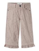 Nmfrose Wide Cord Bine Pants 6115-Cg Lil Lil'Atelier Beige